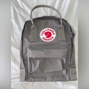 Fjallraven Kanken Backpack Mini In Fog Gray New